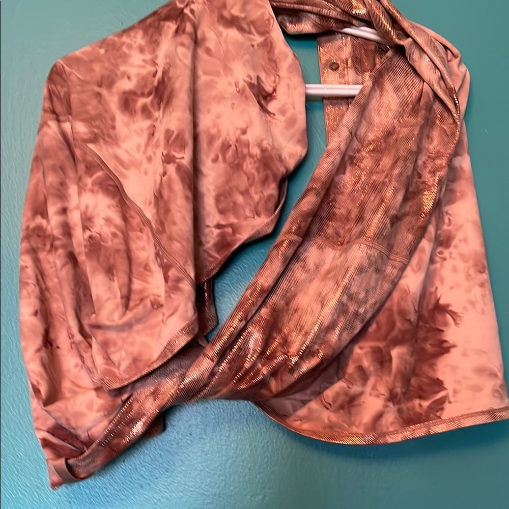 Lululemon Athletica Pink Tie-Dye Wrap